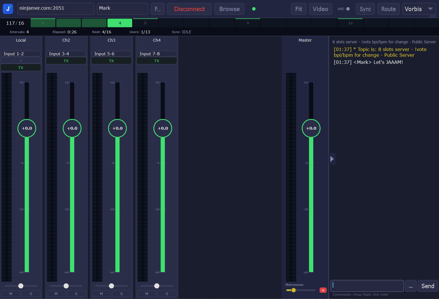 JamWide Plugin Interface